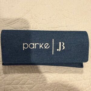 Parke sunglasses in denim case